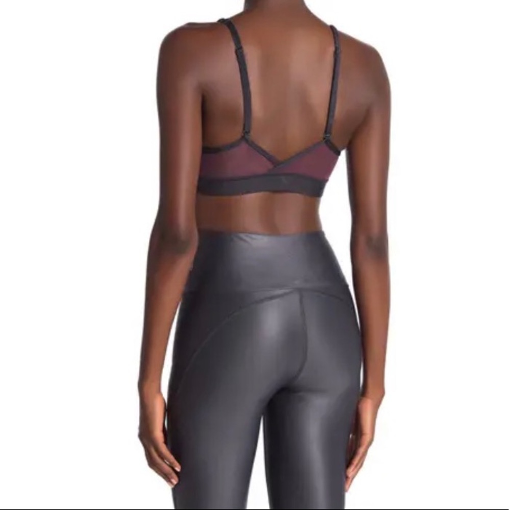 Maaji Lunge Stars Claret Sports Bra - Picture 2 of 10